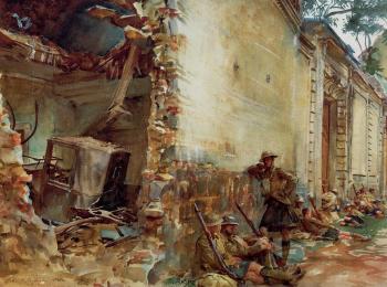 John Singer Sargent : Street in Arras